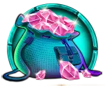 Gem Bag symbol on the All Aboard pokie paytable
